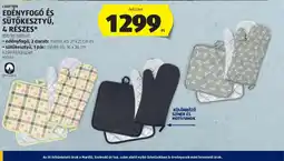 ALDI CROFTON EDÉNYFOG ÉS SÜTŐKESZTYŰ, 4 RÉSZES ajánlat