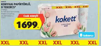 ALDI KOKETT KONYHAI PAPÍRTÖRLŐ ajánlat