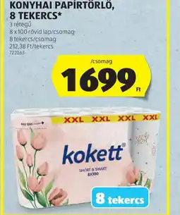 ALDI KOKETT KONYHAI PAPÍRTÖRLŐ ajánlat