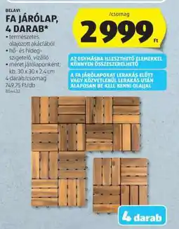 ALDI Fa járólap, 4 darab ajánlat