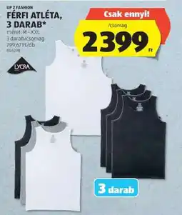 ALDI Férfi Atléta, 3 Darab ajánlat
