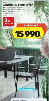 ALDI ALUMÍNIUM KERTI SZÉK ajánlat
