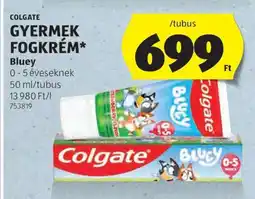 ALDI Colgate Gyermek Fogkrém Bluey ajánlat