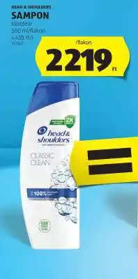 ALDI HEAD & SHOULDERS Sampon ajánlat