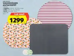 ALDI HOME CREATION VIASZOSVÁSZON ASZTALTERÍTŐ ajánlat
