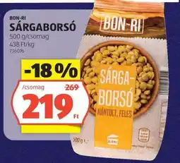 ALDI BON-RI SÁRGABORSÓ ajánlat