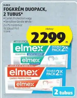 ALDI Elmex Fogkrém Duopack, 2 Tubus ajánlat