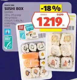 ALDI Sushi box ajánlat