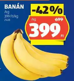 ALDI Banán ajánlat