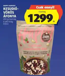 ALDI HAPPY HARVEST KESUDIÓ-VÖRÖS ÁFONYA ajánlat