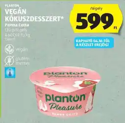 ALDI PLANTON VEGÁN KÓKUSZDESSZERT Panna Cotta ajánlat