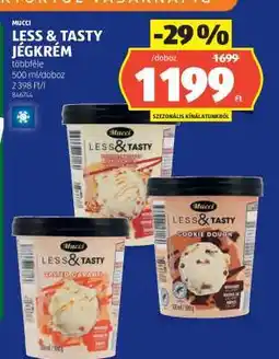 ALDI Mucci Less & Tasty Jégkrém ajánlat