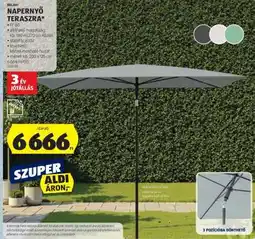 ALDI BELAVI NAPERNYŐ TERASZRA ajánlat