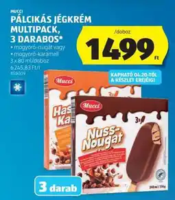 ALDI Mucci Pálcikás Jégkrém Multipack, 3 darabos ajánlat