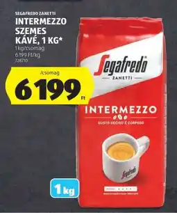 ALDI Segafredo Zanetti Intermezzo Szemes Kávé, 1 kg ajánlat
