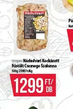Coop Nádudvari Kockázott Füstölt Csemege Szalonna ajánlat