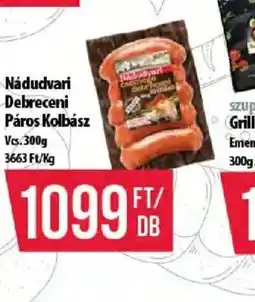 Coop Nádudvari Debreceni Páros Kolbász ajánlat