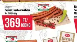 Coop Babati Cserkészkolbász ajánlat