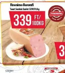 Coop Finerimo Baromfi Toast Sonka ajánlat