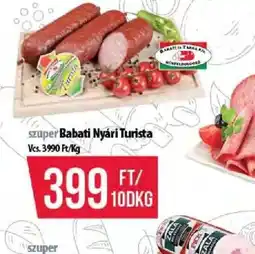 Coop Babati Nyári Turista ajánlat