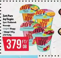 Coop Zott Pure Joy Vegán ajánlat