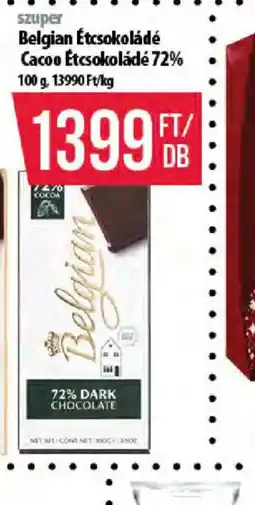 Coop Belgian Étcsokoládé ajánlat