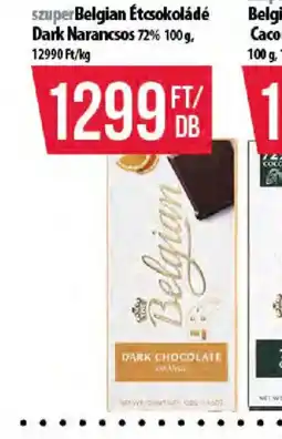 Coop Belgian Étcsokoládé ajánlat