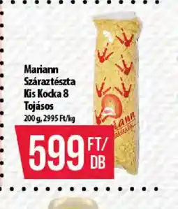 Coop Mariann Száraztészta Kis Kocka ajánlat