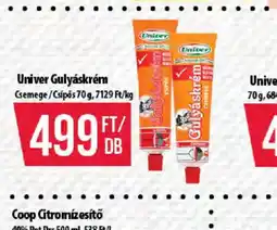 Coop Univer Gulyáskrém ajánlat