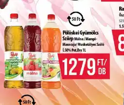 Coop Pölöskei Gyümölcs Szörp ajánlat