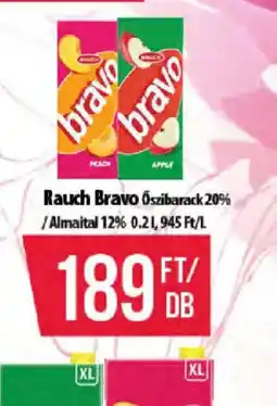 Coop Rauch Bravo üdítőital ajánlat