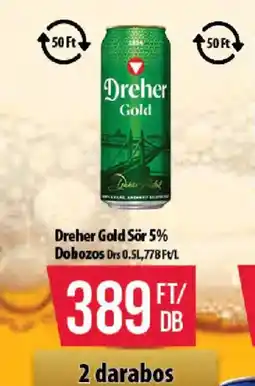 Coop Dreher Gold Sör ajánlat