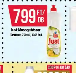Coop Just Mosogatszer ajánlat