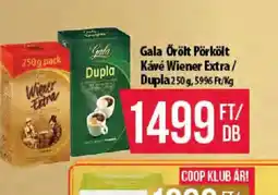 Coop GALA Őrölt Pörkölt Kávé ajánlat