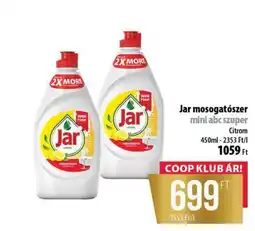 Coop Jar mosogatószer mini abc szuper ajánlat
