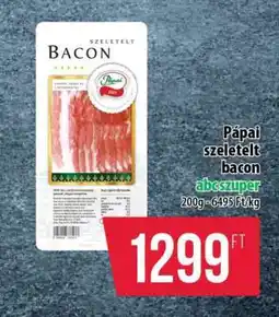 Coop Pápai szeletelt bacon ajánlat