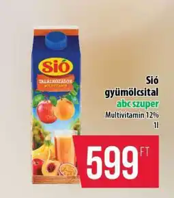 Coop Sió gyümölcsital ajánlat