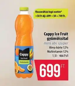 Coop Cappy Ice Fruit gyümölcsital ajánlat