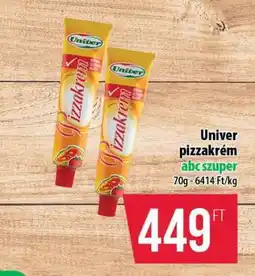 Coop UNIVER Pizzakrém ajánlat