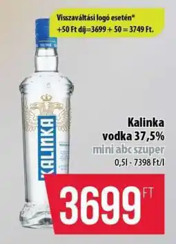 Coop Kalinka vodka 37,5% ajánlat