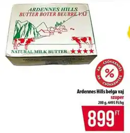 Coop Ardennes Hills belga vaj ajánlat