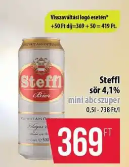 Coop Steffl sör 4,1% ajánlat