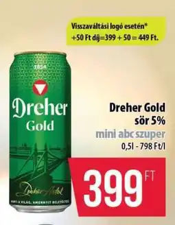Coop Dreher Gold sör 5% ajánlat