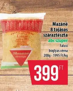 Coop Mazané 8 tojásos száraztészta ajánlat