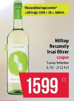 Coop HILLTOP NESZMÉLY Irsai Olivér ajánlat