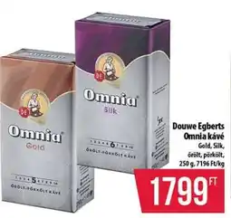 Coop Douwe Egberts Omnia kávé ajánlat