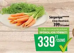 Coop Sárgarépa ajánlat
