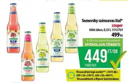 Coop Somersby szénsavas ital ajánlat