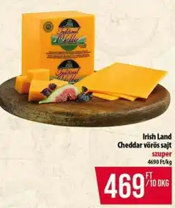 Coop Irish Land cheddar vörös sajt ajánlat
