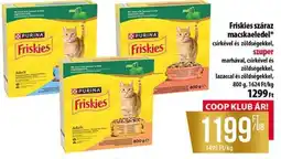 Coop FRISKIES Száraz macskaeledel ajánlat